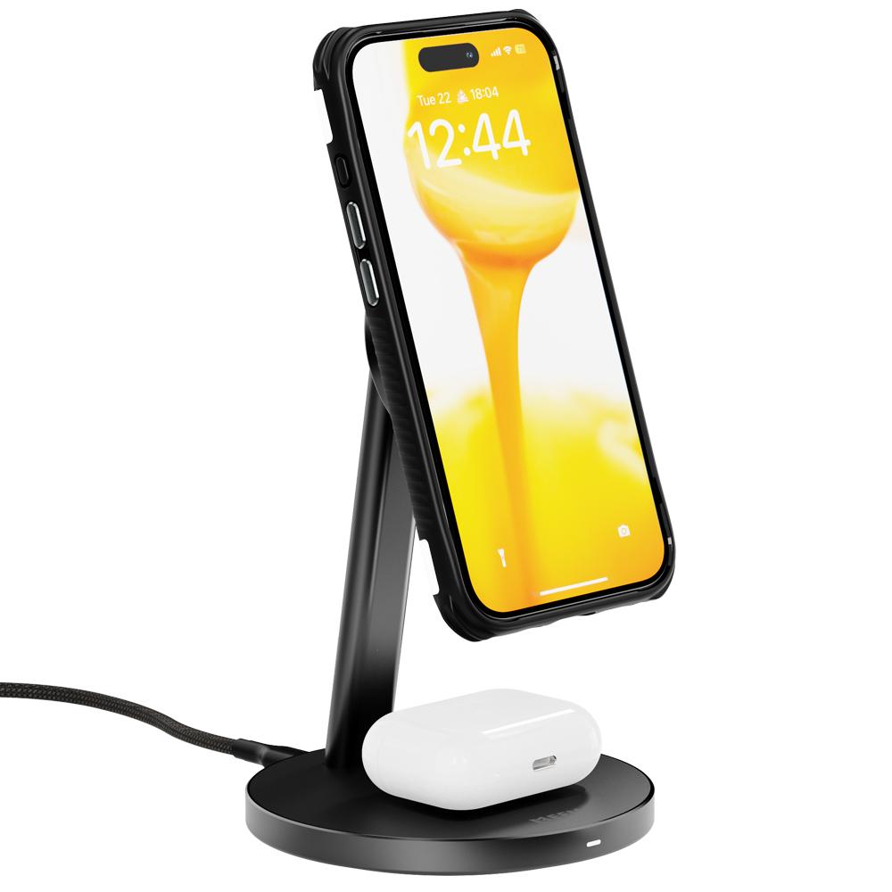EFM Qi2 15W Duo Wireless Charge Stand