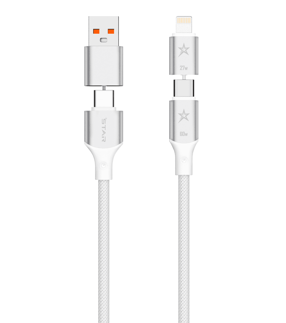 Star Z4 4 in 1 Multi Functional Tough Cable (Magnetic)
